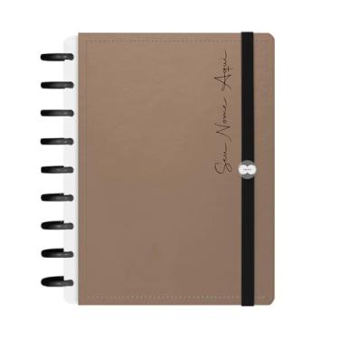 Imagem de Caderno De Disco Iscool Inteligente 140 Folhas Personalizado Solid Metallic Bronze M+