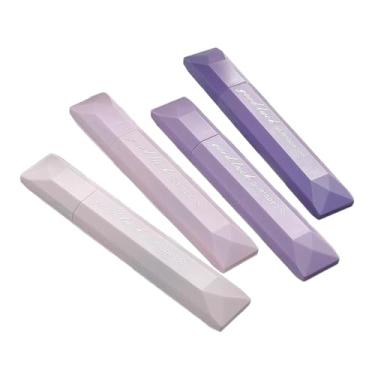 Imagem de Colaxi 4 rolos de fita adesiva para artesanato, cola multiuso, fita dupla face para scrapbooking, ideal para trabalhos escolares, confecção de cartões e, Roxo