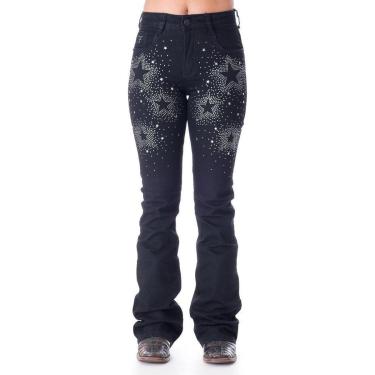 Imagem de CALÇA JEANS FEMININA TEXAS FARM - STARLIGTH - PDF027 - PRETO-Feminino