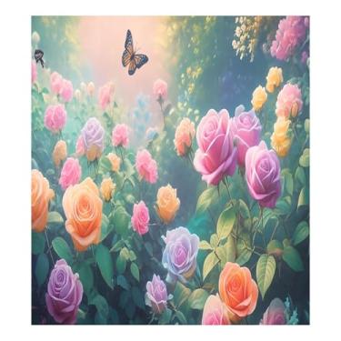 Imagem de SEHANY Dreamy Garden Wildflowers capa de ímã de lava-louças, adesivos magnéticos para decoração de Natal antiarranhões para painel de geladeira e lava-louças, decoração de Natal de cozinha doméstica