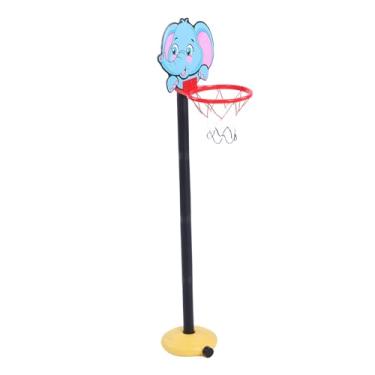 Imagem de Jiawu Cesta de Basquete Infantil Ajustável Interna Com Suporte, Conjunto de Basquete de Pontuação Fácil para Interação Social Divertida, Gol de Portátil para Crianças, Material Plástico