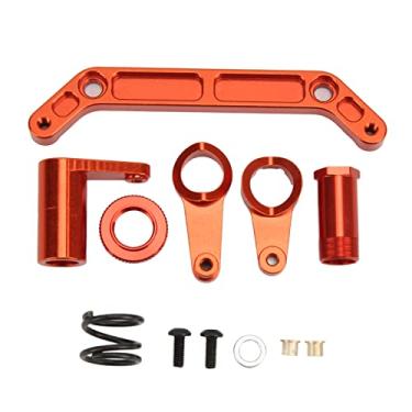 Imagem de Conjunto de direção Ainoli RC Substituição de liga de alumínio Peças de reparo de atualização DIY para caminhões JLB 1/10 (Vermelha)