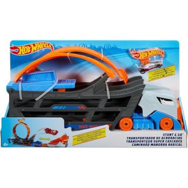Imagem de Pista Hot Wheels - Transportador de Acrobacias - GCK38