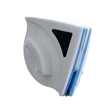 Imagem de Limpador Magnético De Vidros Aquários Janelas Limpeza Vidro, Inclui Corda de Segurança e Lâminas Extras - Kit Completo de Limpeza(Azul,2 KIT)