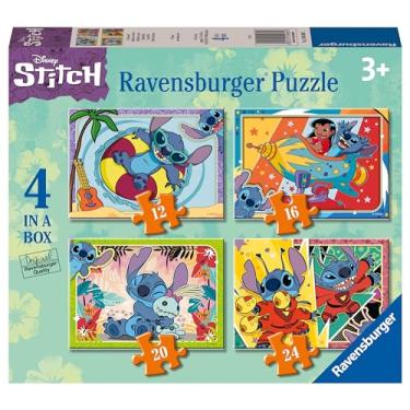 Imagem de Ravensburger - Puzzles Disney: Stitch Pack de 4 | Puzzle 3 anos ou mais | Presente criança 3 anos ou mais de 72 peças | quebra-cabeças crianças de 19 x 14 cm | Ravensburger Puzzle
