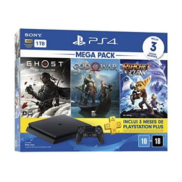 Imagem de Console PlayStation 4 Mega Pack 18 - Ghost of Tsushima, God of War e Ratchet & Clank