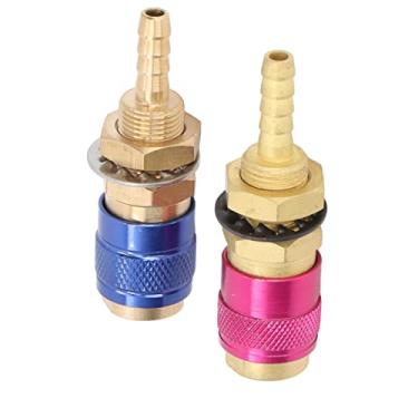Imagem de FTVOGUE Fácil Instalação, Conector Rápido de Gás de água de Latão, Adaptador de Gás Refrigerado a água, Adaptador Portátil Leve, para Tocha de Soldagem Mig Tig (#11)