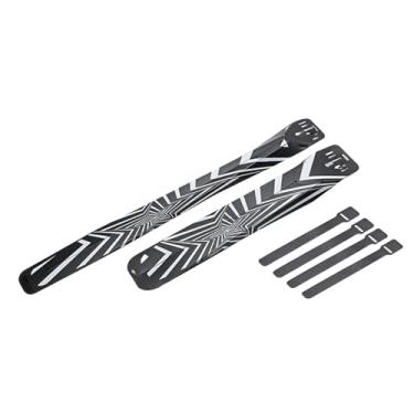 Imagem de Conjunto de 1 Para-lama Dobrável de Plástico para Bicicleta, Dianteiro e Traseiro, Kit de Para-lamas para Pneus, Para-lamas para Bicicleta MTB, Acessórios para Ciclismo(Style E)