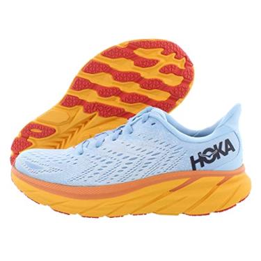 Imagem de HOKA ONE ONE Tênis feminino de cano baixo, Música de verão/fluxo de gelo, 8.5