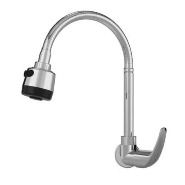 Imagem de Torneira Monoc Gourmet Pia Cozinha 1/4 de Volta Metal Luxo 1167 - REAL