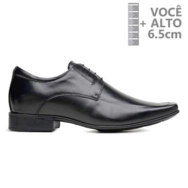 Imagem de Sapato Com Salto Interno Jota Pe Preto Grow Air 82403-Masculino