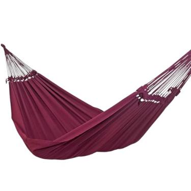 Imagem de Rede de Dormir e Descanso Super Tijubana Gigante Jaguaruana 100% Algodão (Vinho)