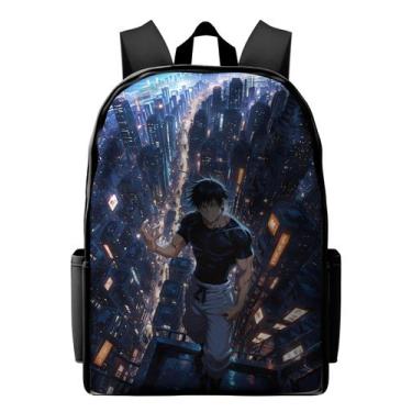 Imagem de Mochila Infantil Toji Fushiguro Jujutsu Kaisen Anime Bolsa Reforçada -