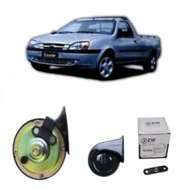 Imagem de BUZINA AUTOMOTIVA CARACOL COM PLUG E CONECTOR (2 PINOS) PARA COURIER 2000 >2013