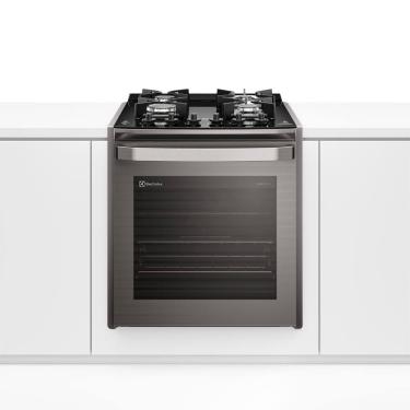 Imagem de Fogão de Embutir 4 bocas Electrolux Cinza Experience Mesa de Vidro, Grill e PerfectCook360 (FE4EG)