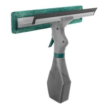 Imagem de Rodo Limpa Vidros 3 em 1 com Spray, Pano Microfibra e Rodo, Spin Mop para Limpeza de Vidros, 26x25x26cm