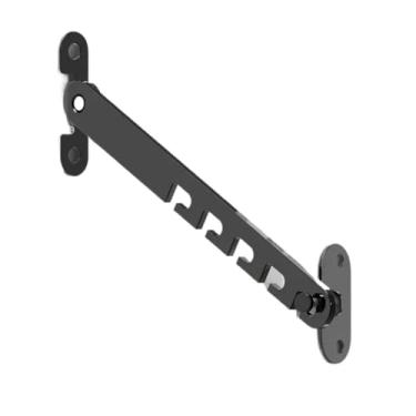 Imagem de Fechaduras de metal para porta de janela, fechaduras de corrente, kits de trava de janela de metal, fácil instalação, ferragens domésticas para janelas, portas, geladeiras, armários, cercas, portas