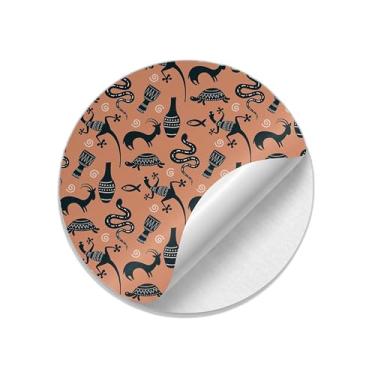 Imagem de Ladrilho Decorativo de Cerâmica Estampa Étnica Sem Costura