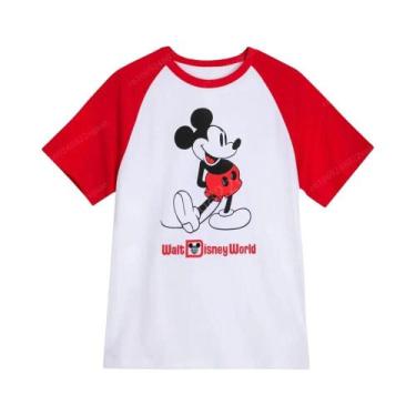 Imagem de Camiseta De Verão Mickey Mouse Para Homens, Mulheres, Meninos, Meninas