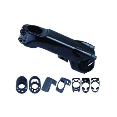 Imagem de Acessórios para bicicleta: Mesa de carbono completa com riser, cabeamento interno integrado e cockpit oculto, compatível com guidões SL7 de 70 mm a 130 mm.(80mm)