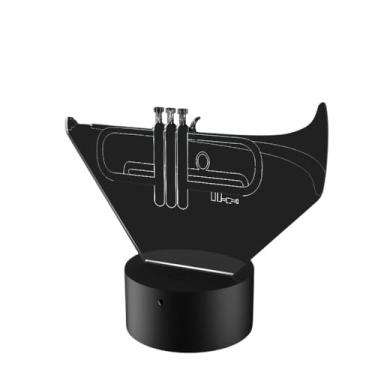 Imagem de Luminária de Led 16 cores e controle remoto - Trompete