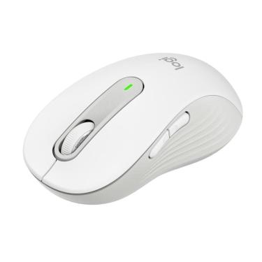 Imagem de Mouse Sem Fio Logitech Signature M650 L Bluetooth Branco 1000 DPI - 910-006233