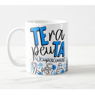Imagem de Caneca Terapeuta Ocupacional Cuidando das Pessoas Masculina