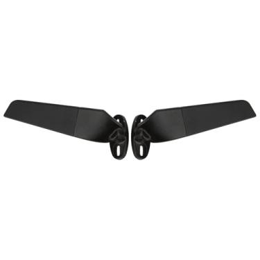 Imagem de Generic Par de Espelho de Asa Giratória de de Motocicleta de Alumínio Boleto para 650 2018-2022, Espelho Retrovisor Rotativo Ajustável para Zx10r Zx6r