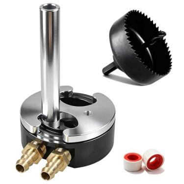 Imagem de Kit de depósito de combustível para caminhão diesel com Airdog Fass, kit de montagem inferior de tanque de combustível AirDog FASS para caminhões diesel, inclui acessórios de 1,27 cm e serra de furo