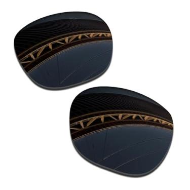 Imagem de LenzProse Lentes de reposição polarizadas de 1,5 mm para óculos de sol inteligentes Ray-Ban Meta Headliner RW4013 50 mm (Gen2), Preto escuro polarizado - 1,5 mm, 50mm
