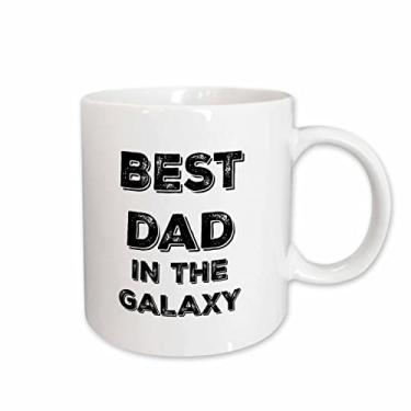 Imagem de 3dRose Caneca de cerâmica Best Boss In The Galaxy, 325 ml, branca