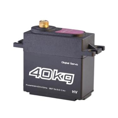 Imagem de Servo de motor digital de engrenagem de metal de alta velocidade de 40 kg adequado para escala de 1/8 1/10 1/12 (40 kg 270 graus)