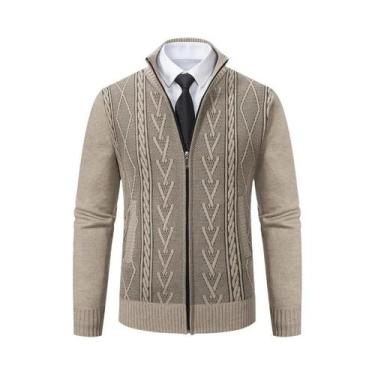 Imagem de 2023 outono e inverno novo cashmere acolchoado quente casual casaco de