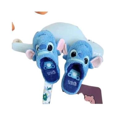 Imagem de Pantufas De Pelúcia Quentes E Macias De Outono/Inverno Com Personagens