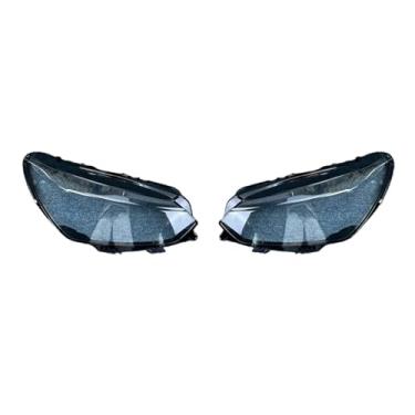 Imagem de Compatível com peugeot 2008 2020 2021 2022 2023 2024 artigos faróis de vidro para carros substituir o abajur(2PCS Left And Right)