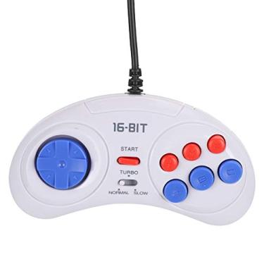 Imagem de KIMISS Mini Console de Jogo Portátil de 16 Bits Com Controlador Ergonômico para - Gamepad de 9 Pinos Com Função Turbo - Experiência de Jogo retrô Leve e Portátil