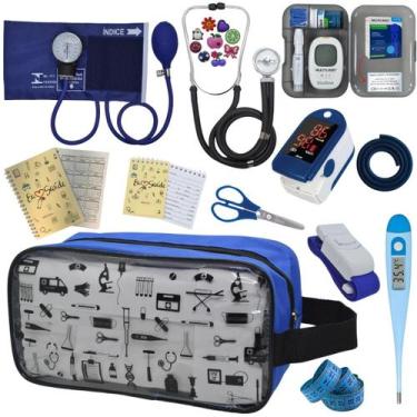 Imagem de Kit De Enfermagem Completo Medidor Glicose Aparelho Pressao - PREMIUM,