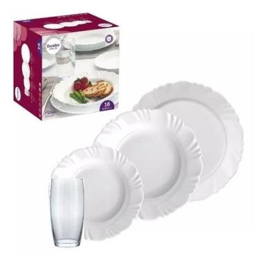 Imagem de Aparelho De Jantar Pétala Nadir Figueiredo - Kit 16 Peças, Branco, 16