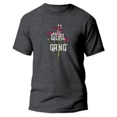 Imagem de Camiseta Básica Algodão Premium Estampa Digital Flores Rosas - Pavesi,