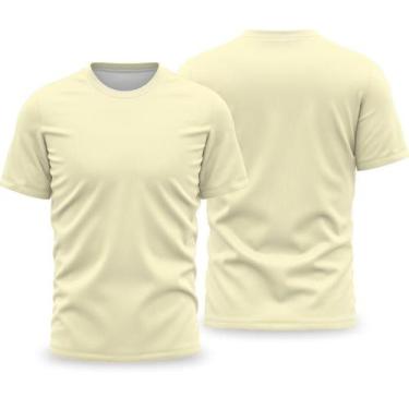 Imagem de KIT 4 CAMISAS POLIESTER AMARELO Lisa Tradicional - FORTE IMPRESSÃO, GG