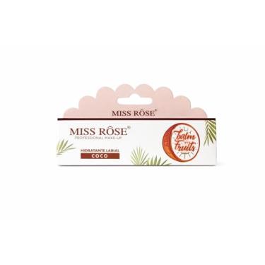 Imagem de Hidratante Labial Miss Rôse Coco Balm Fruits, Óleo de Coco, Manteiga de Karité, Vitamina E, Textura Leve