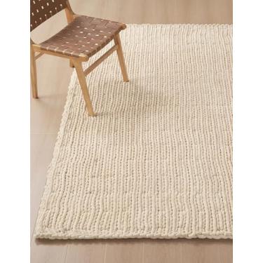 Imagem de Firrenza Tapete de banho de chenille grosso, tapete de banheiro antiderrapante tecido à mão, tapete de banheiro ultra absorvente, lavável à máquina para banheira, tapete macio extragrosso, capacho