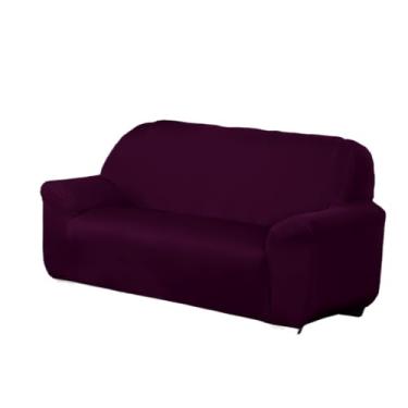 Imagem de Conjunto de três capas para sofá Elegante e encantador capa para sofa de 3 lugares，manta de sofa，capa para sofá 2 e 3 lugares(VINHO)