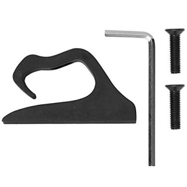 Imagem de Scooter elétrico universal pendurado saco gancho acessórios durável suporte de montagem de náilon para m365 m187 pro scooter preto 5.7x3x1.5cm