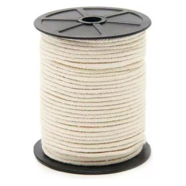 Imagem de Cordão 100% Algodão 6mm Para Macramê, Punho De Rede. - Cordôes Nova Co