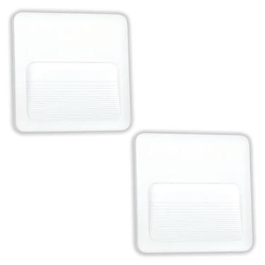 Imagem de Kit 2 Balizador Led Luz Branco Quente 3000K 2W IP65 Bivolt - Avant