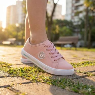 Imagem de Tênis Infantil Molekinha Napa Sardenha Rosa, Rosa, 34