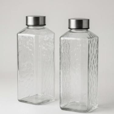 Imagem de Kit 2 garrafas vidro geladeira agua suco elegante - Blitz Feminina