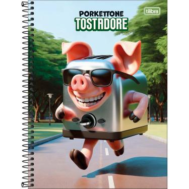 Imagem de Caderno Universitário 10 Matérias 4Fun 160 Folhas Sortido Tilibra