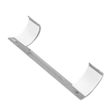 Imagem de Aramox Suporte para Tábua de Passar Roupa, Cabide de Ferro de Aço Montado na Parede Com Almofada de Borracha Antiderrapante para Lavanderia, Armazenamento, Economia de Espaço, Prateleira (Cinza